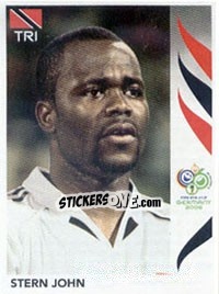 Sticker Stern John - FIFA World Cup Germany 2006 - Panini