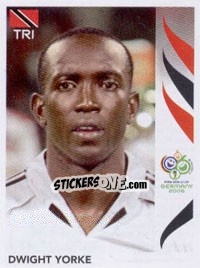 Sticker Dwight Yorke - FIFA World Cup Germany 2006 - Panini