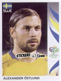 Sticker Alexander Östlund - FIFA World Cup Germany 2006 - Panini