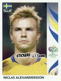 Sticker Niclas Alexandersson - FIFA World Cup Germany 2006 - Panini