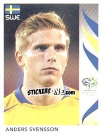 Cromo Anders Svensson - FIFA World Cup Germany 2006 - Panini