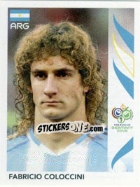 Cromo Fabricio Coloccini - FIFA World Cup Germany 2006 - Panini