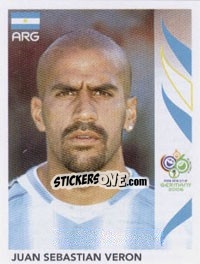 Cromo Juan Sebastian Veron - FIFA World Cup Germany 2006 - Panini