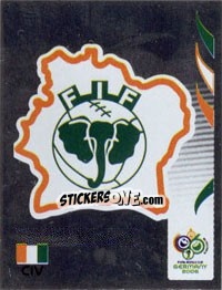 Sticker Team Emblem - FIFA World Cup Germany 2006 n. 189 - Panini