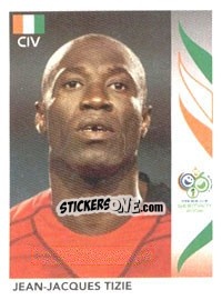 Figurina Jean-Jacques Tizie - FIFA World Cup Germany 2006 - Panini