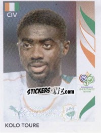 Figurina Kolo Toure - FIFA World Cup Germany 2006 - Panini