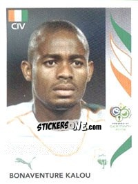 Figurina Bonaventure Kalou - FIFA World Cup Germany 2006 - Panini