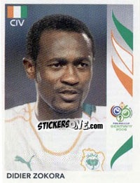 Cromo Didier Zokora - FIFA World Cup Germany 2006 - Panini