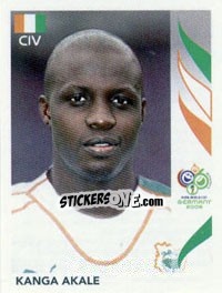 Sticker Kanga Akale - FIFA World Cup Germany 2006 - Panini