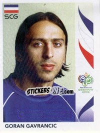 Cromo Goran Gavrancic - FIFA World Cup Germany 2006 - Panini
