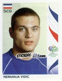Sticker Nemanja Vidic - FIFA World Cup Germany 2006 n. 213 - Panini