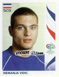 Cromo Nemanja Vidic - FIFA World Cup Germany 2006 - Panini