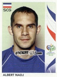Sticker Albert Nadj - FIFA World Cup Germany 2006 - Panini