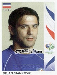 Figurina Dejan Stankovic - FIFA World Cup Germany 2006 - Panini