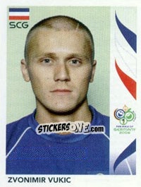 Sticker Zvonimir Vukic - FIFA World Cup Germany 2006 - Panini