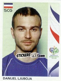 Cromo Danijel Ljuboja - FIFA World Cup Germany 2006 - Panini