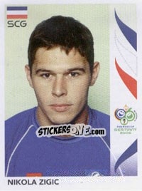 Figurina Nikola Zigic - FIFA World Cup Germany 2006 - Panini