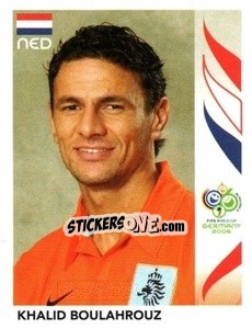 Sticker Khalid Boulahrouz - FIFA World Cup Germany 2006 - Panini
