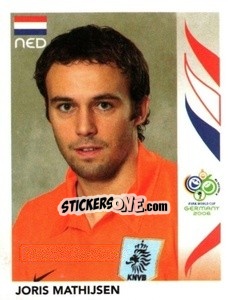 Sticker Joris Mathijsen - FIFA World Cup Germany 2006 - Panini