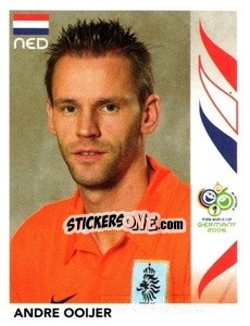 Sticker Andre Ooijer - FIFA World Cup Germany 2006 - Panini