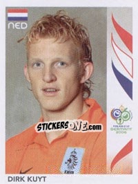 Figurina Dirk Kuyt - FIFA World Cup Germany 2006 - Panini