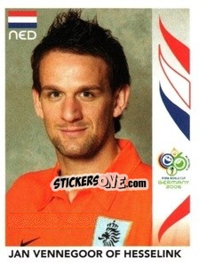 Sticker Jan Vennegoor Of Hesselink - FIFA World Cup Germany 2006 - Panini