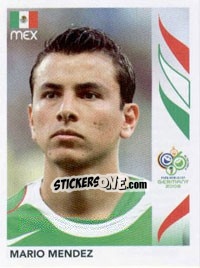 Figurina Mario Mendez - FIFA World Cup Germany 2006 - Panini