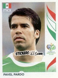 Figurina Pavel Pardo - FIFA World Cup Germany 2006 - Panini