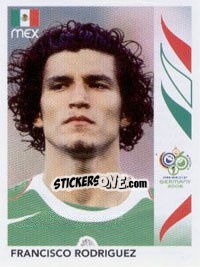 Sticker Francisco Rodriguez - FIFA World Cup Germany 2006 n. 250 - Panini
