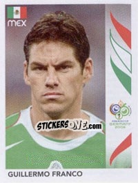 Cromo Guillermo Franco - FIFA World Cup Germany 2006 - Panini