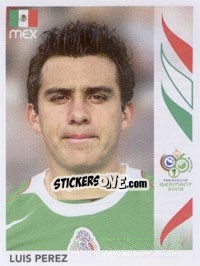 Cromo Luis Perez - FIFA World Cup Germany 2006 - Panini