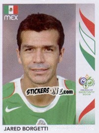 Cromo Jared Borgetti - FIFA World Cup Germany 2006 - Panini