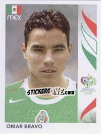 Figurina Omar Bravo - FIFA World Cup Germany 2006 - Panini