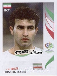 Figurina Hossein Kaebi - FIFA World Cup Germany 2006 - Panini