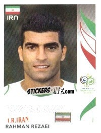 Sticker Rahman Rezaei - FIFA World Cup Germany 2006 n. 270 - Panini