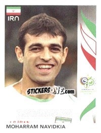 Sticker Moharram Navidkia - FIFA World Cup Germany 2006 - Panini