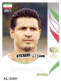 Sticker Ali Daei - FIFA World Cup Germany 2006 n. 278 - Panini