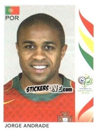Sticker Jorge Andrade - FIFA World Cup Germany 2006 - Panini
