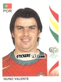 Figurina Nuno Valente - FIFA World Cup Germany 2006 - Panini