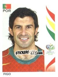 Sticker Figo - FIFA World Cup Germany 2006 - Panini