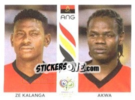 Cromo Ze Kalanga / Akwa - FIFA World Cup Germany 2006 - Panini