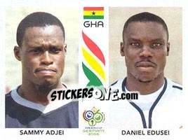 Sticker Sammy Adjei / Daniel Edusei - FIFA World Cup Germany 2006 - Panini