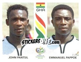 Figurina John Pantsil / Emmanuel Pappoe - FIFA World Cup Germany 2006 - Panini