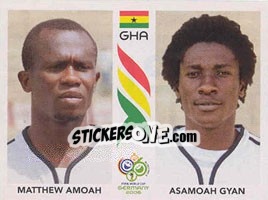 Sticker Matthew Amoah / Asamoah Gyan - FIFA World Cup Germany 2006 n. 319 - Panini
