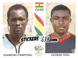 Cromo Asamoah Frimpong / George Owu - FIFA World Cup Germany 2006 - Panini