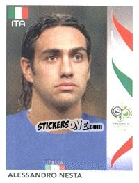 Figurina Alessandro Nesta - FIFA World Cup Germany 2006 - Panini