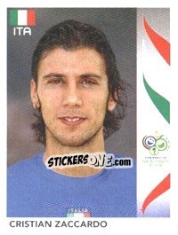 Sticker Cristian Zaccardo - FIFA World Cup Germany 2006 - Panini