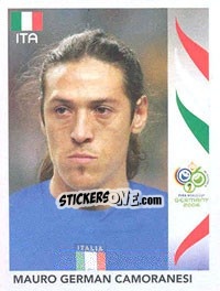 Sticker Mauro German Camoranesi - FIFA World Cup Germany 2006 - Panini