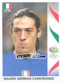 Sticker Mauro German Camoranesi - FIFA World Cup Germany 2006 n. 330 - Panini