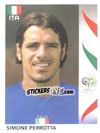 Figurina Simone Perrotta - FIFA World Cup Germany 2006 - Panini